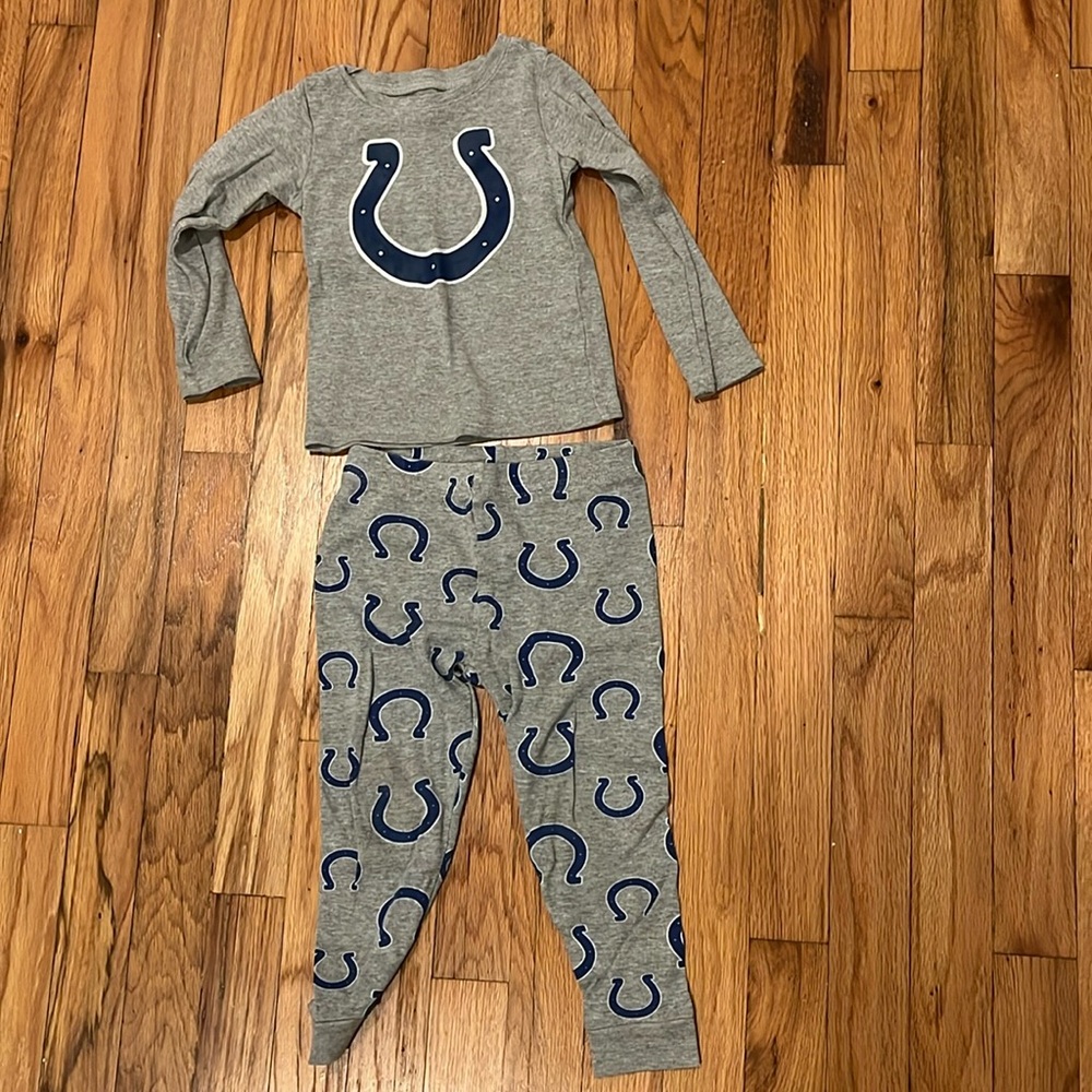 Colts NFL pajamas 3T